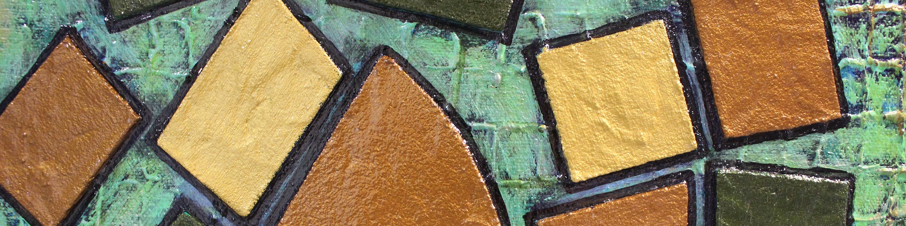 Close up of painting